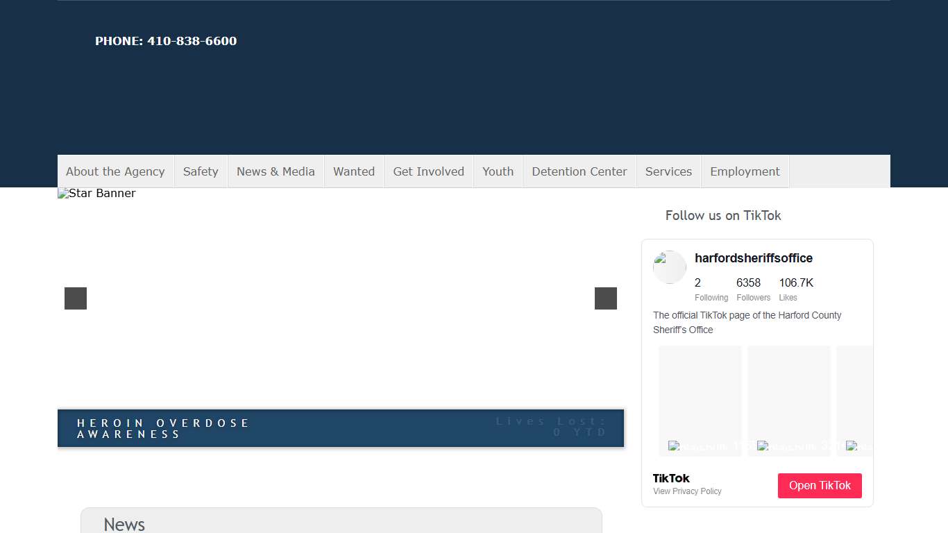 Harford County Sheriff's Office:Harford County Sheriff's Office - With courage, honor and integrity we protect the rights of all citizens